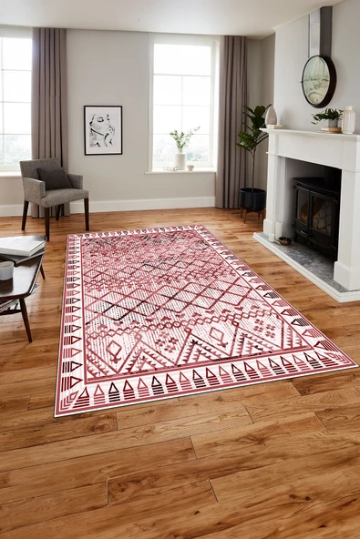 Napoli Home Baskılı Modern İskandinav Model Yıkanabilir Kaymaz Taban Yolluk Mutfak Salon Halısı ürün görseli 1