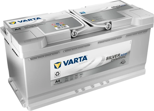 VARTA A4 AGM 105 AH AKÜ START-STOP ürün görseli 1