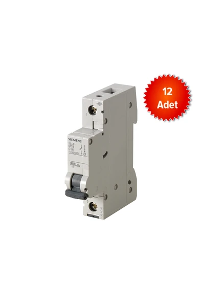 Siemens 5SL6116-6YA B 16A 1F 6kA 70mm Otomatik Sigorta 12 Adet ürün görseli 1