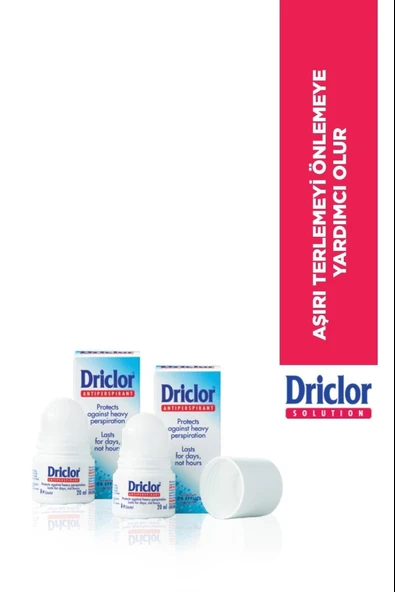 Driclor Antiperspirant Roll-on 20 Ml 2 Adet ürün görseli 1