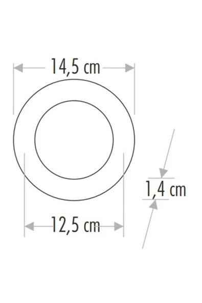 Cata 9w Slim Led Panel (GÜNIŞIĞI) Cat Ct-5146g - Resim 4
