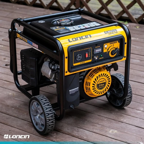 Loncin GH3500 Benzinli Monofaze Jeneratör 3.5 KWA İPLİ ürün görseli 1