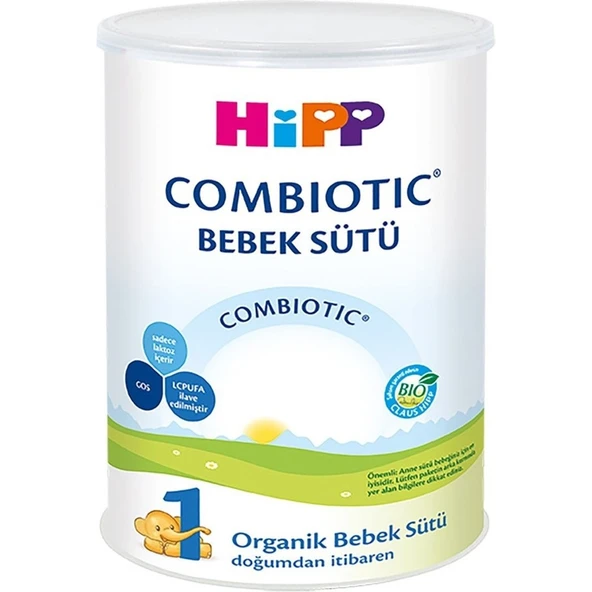 HİPP 1 Organik Combiotic Toz Bebek Devam Sütü 350 gr – 0-6 Ay ürün görseli 1