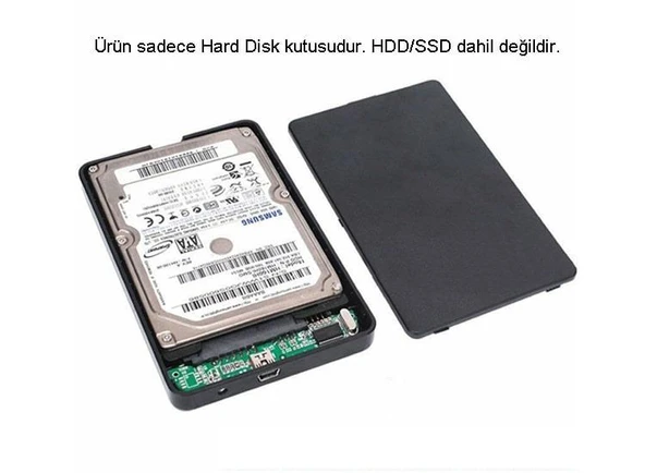 Zhltools Harddisk Kutusu 2.5İnç Hdd Usb - Resim 7