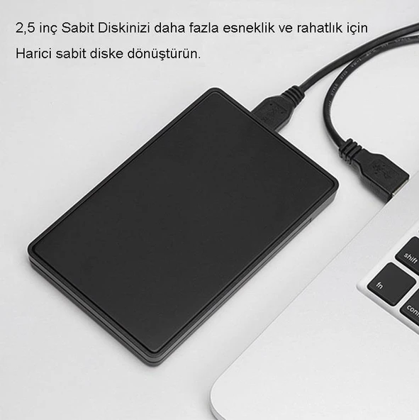 Zhltools Harddisk Kutusu 2.5İnç Hdd Usb - Resim 2