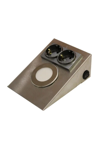 ACK Ah11-00234 1.5w 6500k(soğuk Beyaz) Ledli Prizli Tezgah Altı Armatür ürün görseli 1
