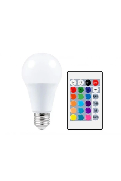 Cata Ct-4058 9w Kumandalı Led Ampul Rgb Dimmerli (günışığı) ürün görseli 1