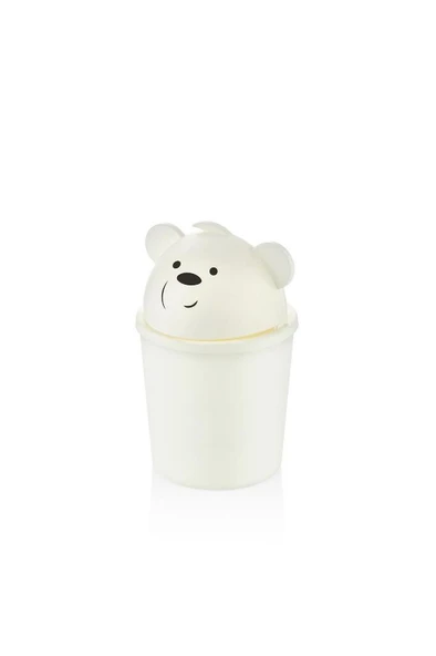 Bears Mini Masaüstü Çöp Kutusu 1 Lt - Resim 6