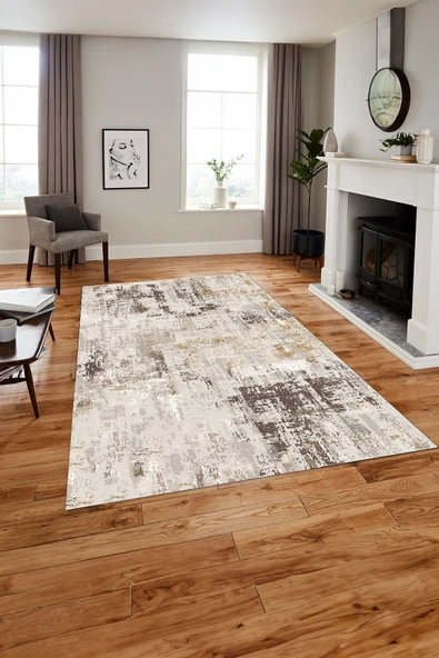 Napoli Home Baskılı Modern Sade Görünümlü Yıkanabilir Kaymaz Taban Yolluk Mutfak Salon Halısı ürün görseli 1