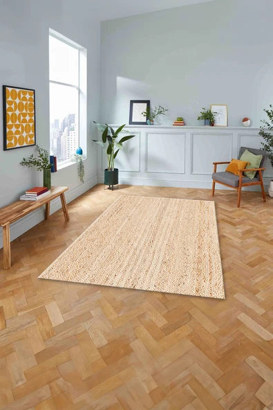 Napoli Home Dijital Baskılı Jüt Model Yıkanabilir Kaymaz Yolluk Mutfak Salon Halısı ürün görseli 1