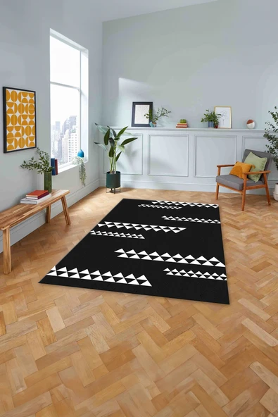 Napoli Home Dijital Baskılı Jüt Modern Yıkanabilir Kaymaz Yolluk Mutfak Salon Halısı ürün görseli 1
