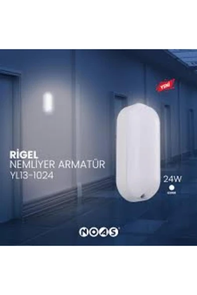 Noas 24w Noas Rigel Nemliyer Led Armatür Beyaz Işık ürün görseli 1