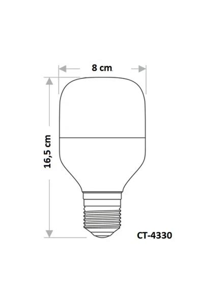 Cata Ct-4330 25w Led Ampul 6400k Beyaz E27 - Resim 3