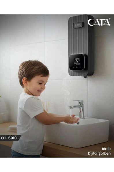 Cata Akıllı Dijital Şofben 5500W CT-6010 - Resim 3