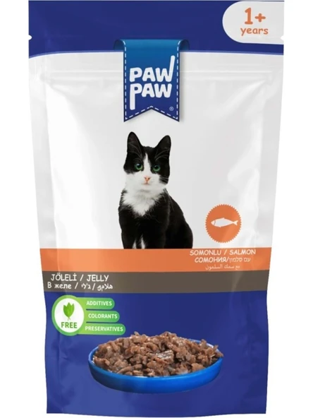 Paw Paw Kedi Yaş Maması Somonlu 85 Gr ürün görseli 1