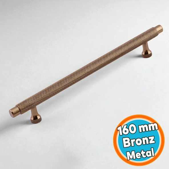 Mobilya Çekmece Mutfak Dolabı Dolap Modern Kapak Kulpları Bronz Metal Kulp 160 mm ürün görseli 1