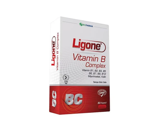 LİGONE VİTAMİN B COMPLEX 30 KAPSÜL ürün görseli 1