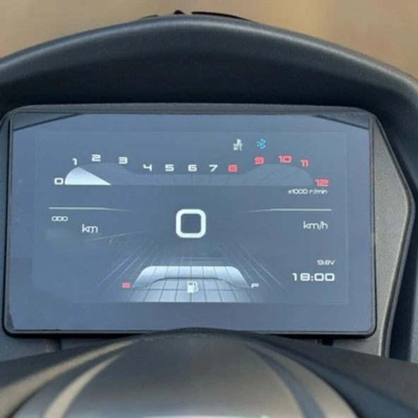 Arora Max Pro 125 Dijital Gösterge Uyumlu Nano Ekran Koruyucu ürün görseli 1