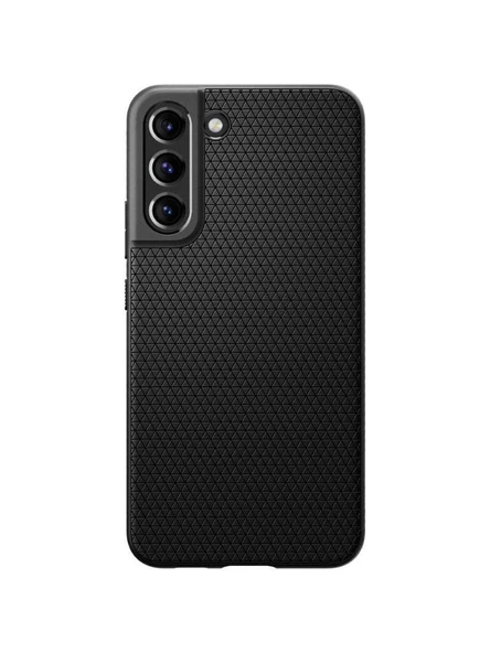Spigen Galaxy S22 Plus 5G ile Uyumu Kılıf Liquid Air Matte Black ürün görseli 1