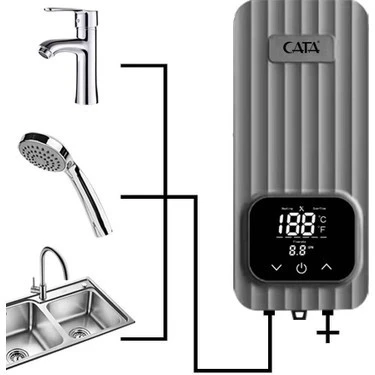 Cata Ct-6010 5500W Akıllı Dijital Şofben - Resim 2