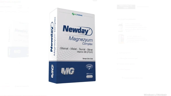 Newday Magnezyum Complex Takviye Edici Gıda 60 Kapsül ürün görseli 1