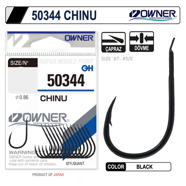 Owner 50344 Chinu Black İğne ürün görseli 1