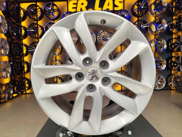 4 Adet PEUGEOT ORIJINAL 7*17 5*108 ET46 65.1 SILVER JANT REVİZE EDİLMİŞ (Takım) ürün görseli 1
