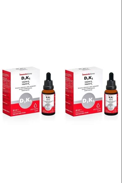 İmuneks D3 K2 Vitamin Sprey 20 ml 2 Adet ürün görseli 1