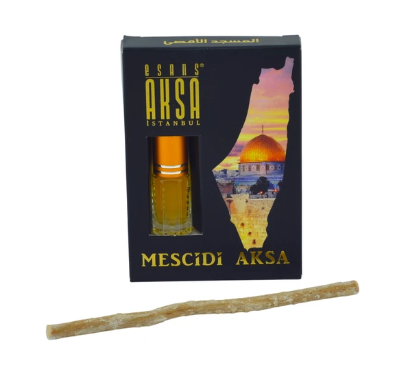 Mescidi Aksa Alkolsüz Roll-on Esans 2,5 ml ve Misvak 2'li Set ürün görseli 1