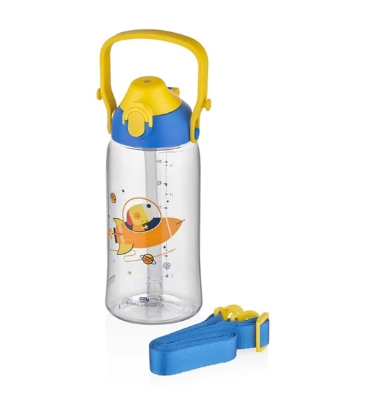 Vagon Life 680 Ml Pipetli Tritan Matara 2202 Mavi ürün görseli 1