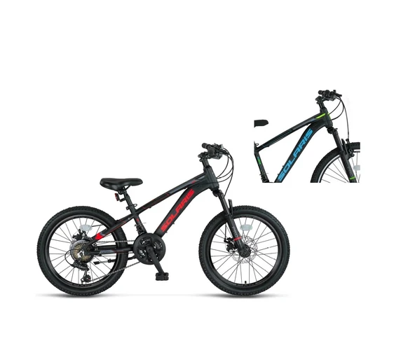 ÜMİT 2051 SOLARIS ERKEK ÇOCUK BİSİKLETİ 254H MD 20 JANT 21 VİTES BLACK BLUE ürün görseli 1