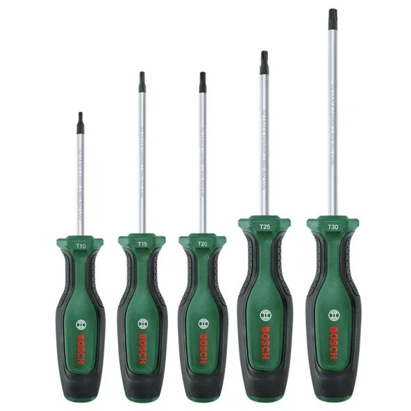 Bosch Home and Garden Torx Tornavida Seti 5 Parça ürün görseli 1