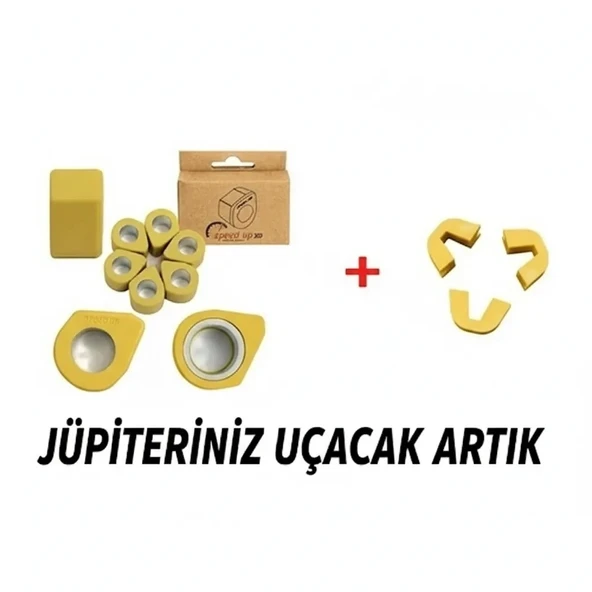 Tvs Jüpiter 110cc Baga 6Lı 2022 Öncesi 13,5 Gr + Kızak Kaydırıcı 3Lü Set ürün görseli 1
