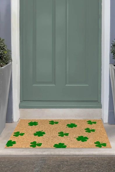 Napoli Home Baskılı Kaymaz Taban Silinebilir Kapı Önü Paspası (40x60cm) ürün görseli 1
