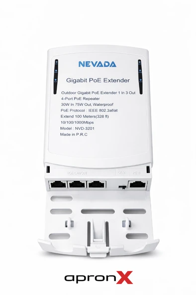 NVD-3201 1 In 3 Gigabit Out Poe Repeater Extender Waterproof ürün görseli 1