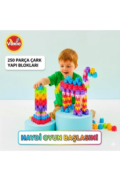 250 Parça Çark Yapı Blokları Seti 'BOX KUTU' ürün görseli 1