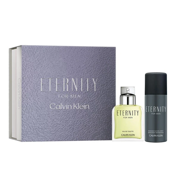 Calvin Klein Eternity Man EDT 100 ml + Deospray 150 ml Erkek Parfüm Seti ürün görseli 1