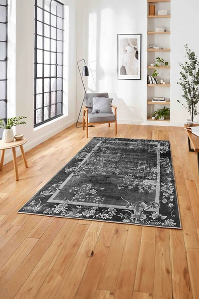Napoli Home Klasik Ağaç Figürlü Baskılı Yıkanabilir Kaymaz Taban Yolluk Mutfak Salon Halısı ürün görseli 1