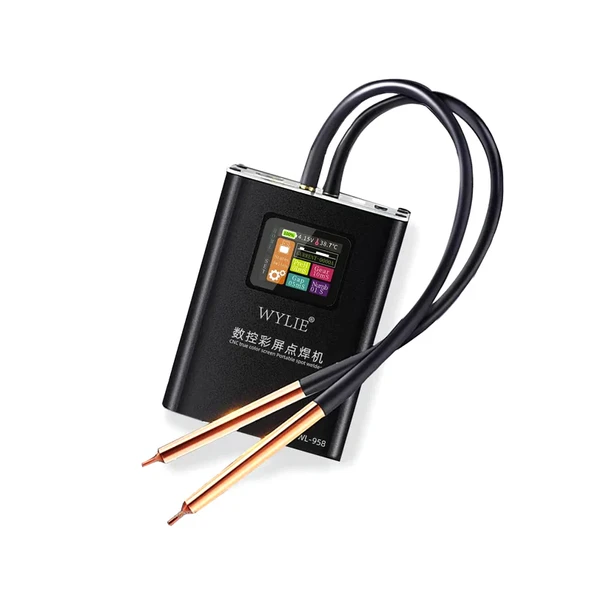 WYLIE WL-958 Pil Punta Kaynak Makinesi Güç Ayarlı Şarjlı Taşınabilir Usb 5V/2.4A Renkli Ekran Pil Punta Makinesi ( 5000mA ) ürün görseli 1