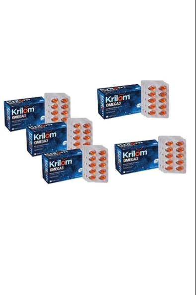 Krilom Omega 3 50 Kapsül 5 Adet ürün görseli 1