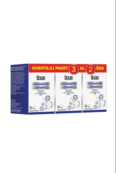 Ocean Glukozamin Komplex 60 Tablet 3 Adet ürün görseli 1