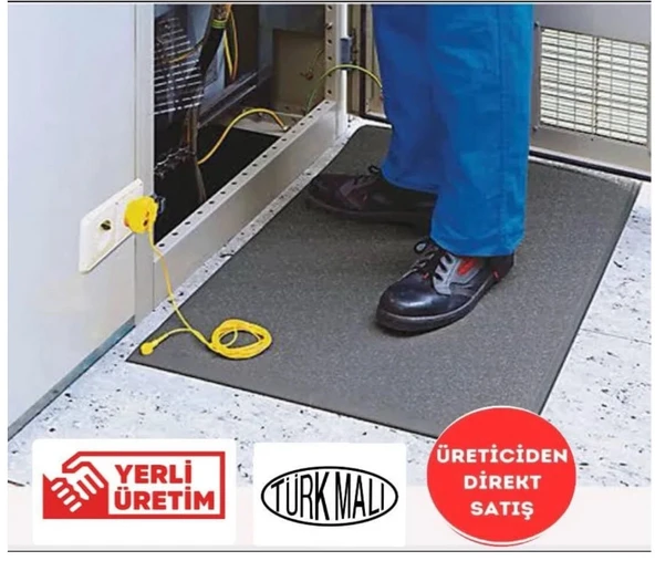 Uzman Izole Yalıtkan Paspas 3mm 20kw Belge Sertifikalı 50cm X100cm Tse Onaylıdır MÜHÜRLÜDÜR Ürünümüz ürün görseli 1