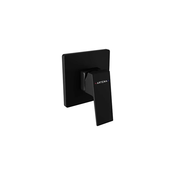 Artema Minimax Square Ankastre Mekanik Duş Bataryası Minibox Mat Siyah A4373336 ürün görseli 1