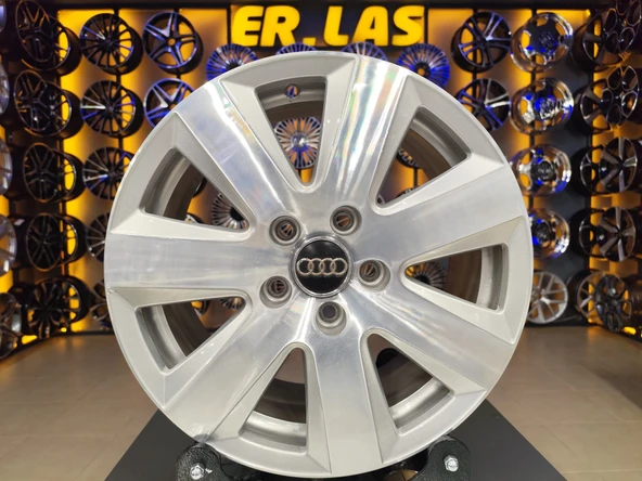 4 Adet AUDİ ORIJINAL 7.5*16 5*112 ET45 57.1 SILVER JANT REVİZE EDİLMİŞ (Takım) ürün görseli 1