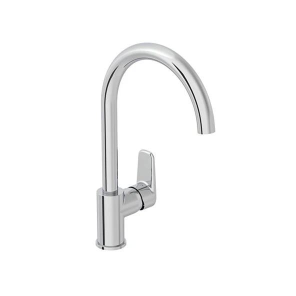Artema Flow Soft C Tipi Eviye Bataryası Krom A43419 ürün görseli 1