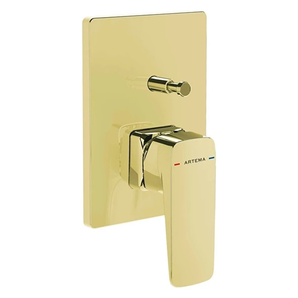 VitrA Root Square Ankastre Banyo Bataryası Soft Altın A4275274 ürün görseli 1