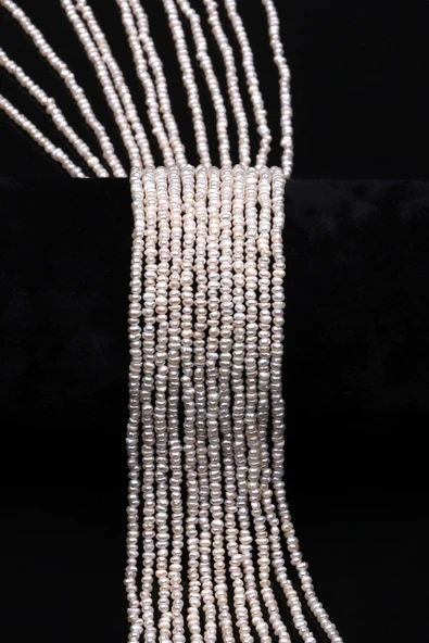 İnci Doğal Taş Dizi 1 x 2 mm Özel Kesim - DZ-0915 ürün görseli 1