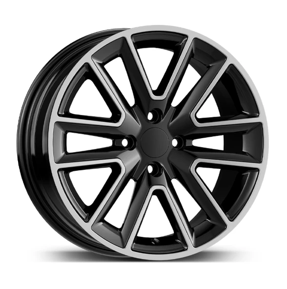 4X100X16 6.5 67.1 ET37 GLOSS BLACK DIAMOND FD (4 Adet) ürün görseli 1