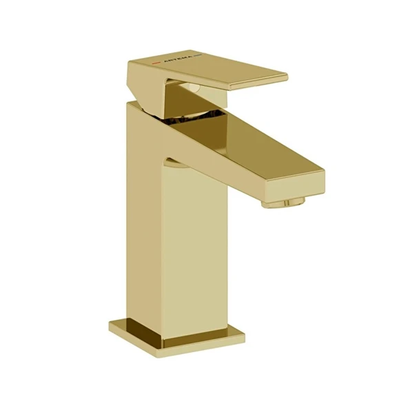 Artema Minimax Square Lavabo Bataryası Soft Altın A4372074 ürün görseli 1