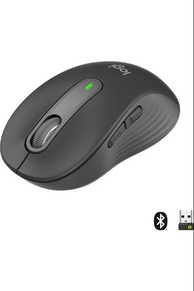 M650 Signature Siyah Kablosuz Mouse 910-006255 ürün görseli 1